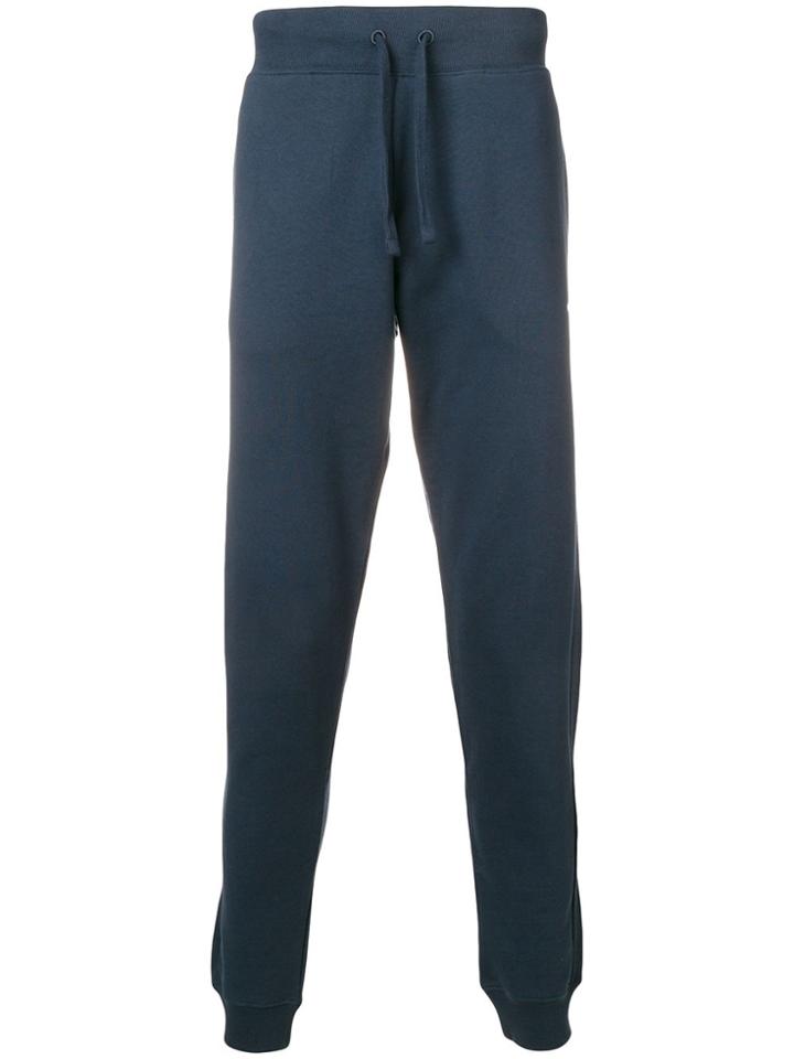 Diadora Logo Embroidered Track Pants - Blue