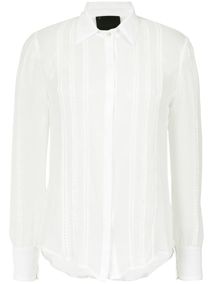 Andrea Bogosian Embroidered Shirt - White