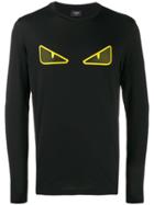 Fendi Crew Neck Bag Bugs T-shirt - Black