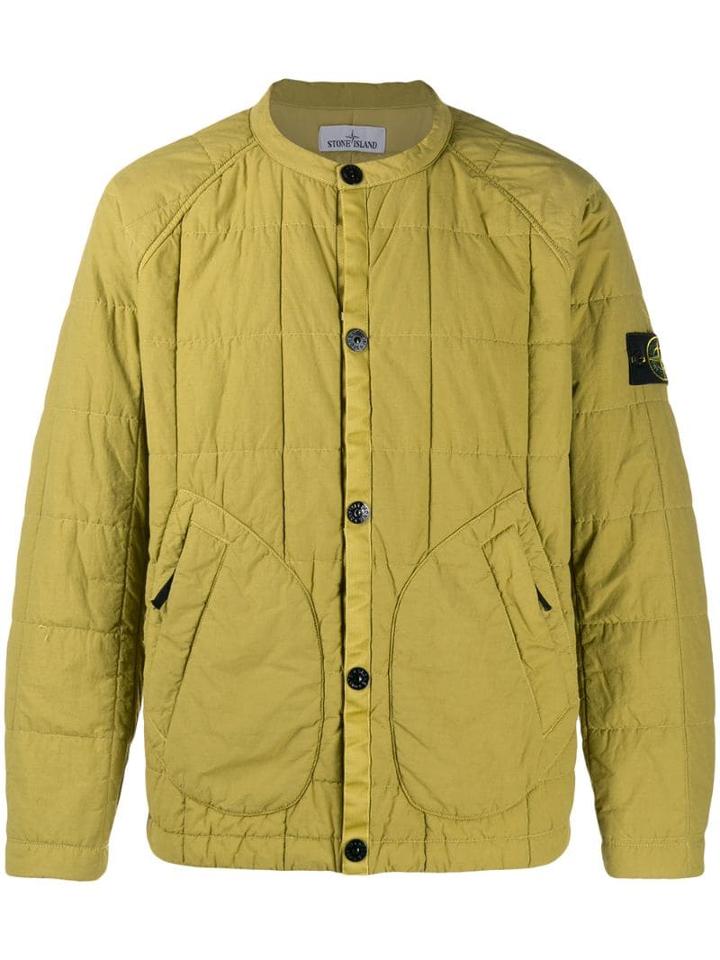 Stone Island Quilted Padded Jacket - Green