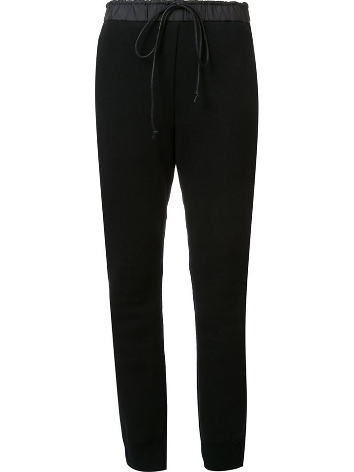 Sacai Drawstring Panelled Trousers