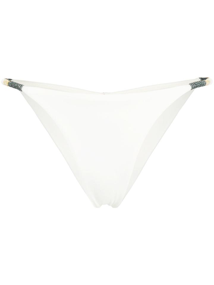 Vix Paula Hermanny Ella String Bikini Bottoms - White