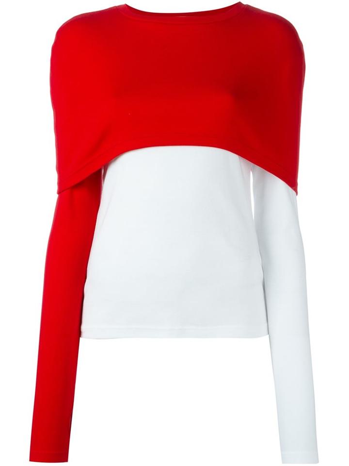 Jacquemus Asymmetrical Overlay Top
