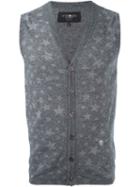 Hydrogen Knitted Waistcoat, Men's, Size: Medium, Grey, Cotton