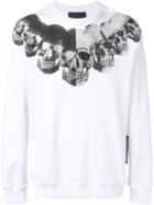 Philipp Plein Skulls Print Sweatshirt - White