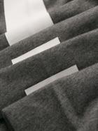 Ea7 Emporio Armani Striped Zipped Sweater - Grey