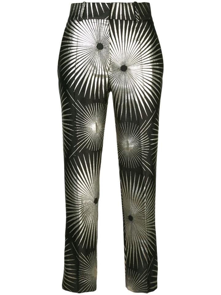 Haider Ackermann Patterned Trousers - Black