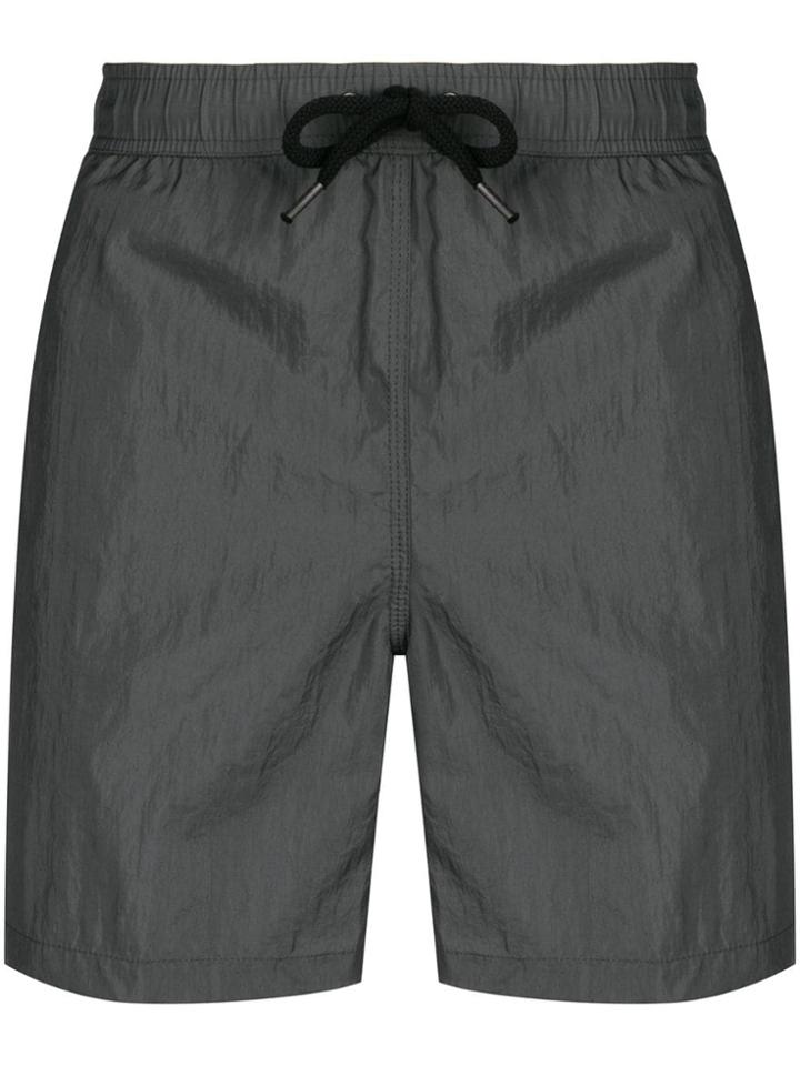 Aspesi Panel Detailed Swim Shorts - Grey