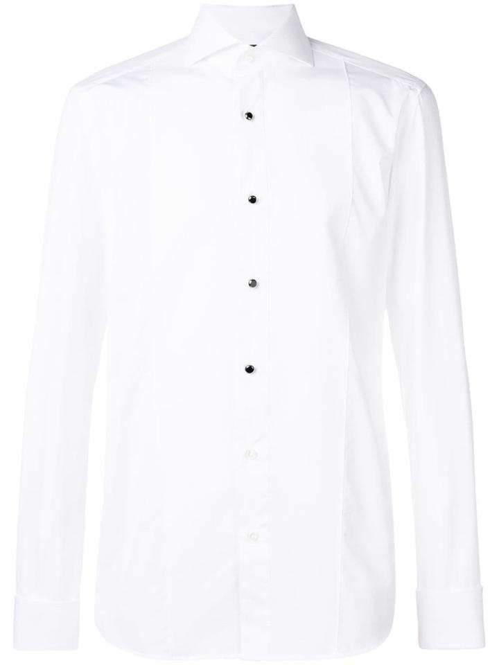 Boss Hugo Boss Fitted Plain Shirt - White