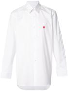 Comme Des Garçons Play Heart Logo Shirt - White