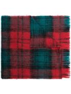 Marni Checked Scarf - Red