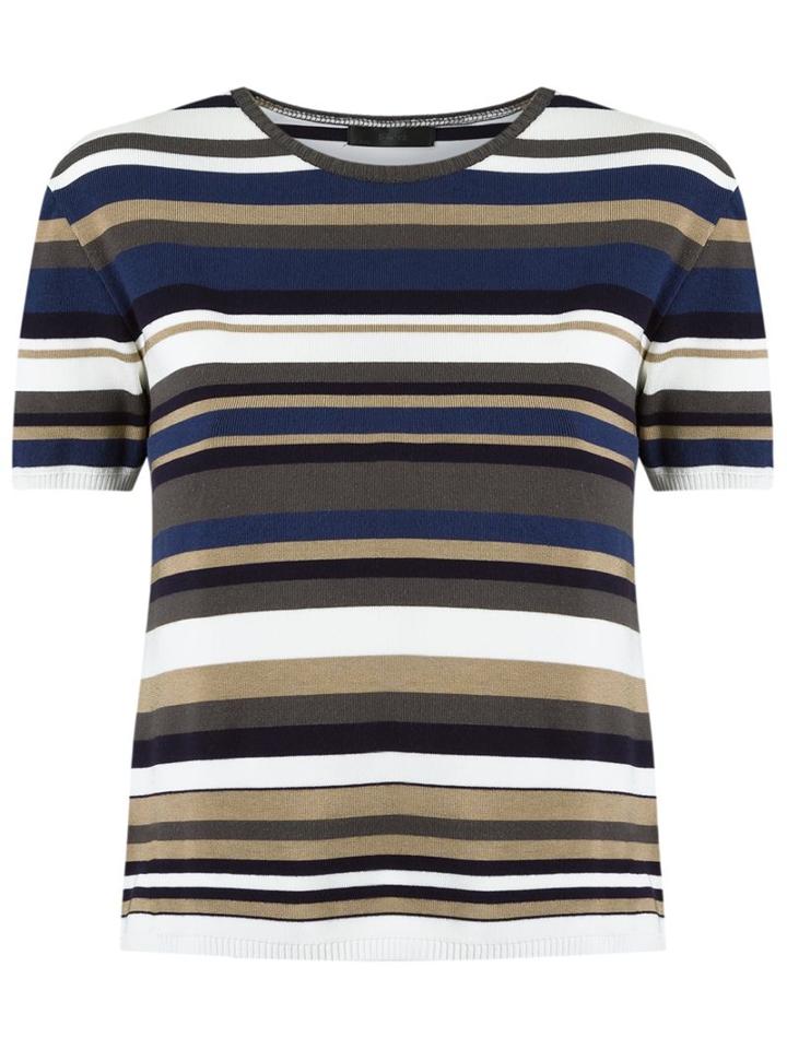 Talie Nk Striped Knit Top, Women's, Size: P, Beige, Polyamide/spandex/elastane/viscose