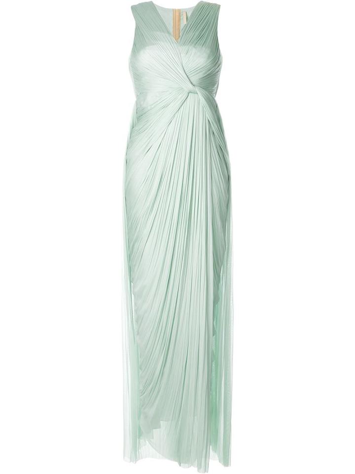 Maria Lucia Hohan Zion Gown, Women's, Size: 40, Green, Silk/nylon/spandex/elastane