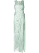 Maria Lucia Hohan Zion Gown, Women's, Size: 40, Green, Silk/nylon/spandex/elastane