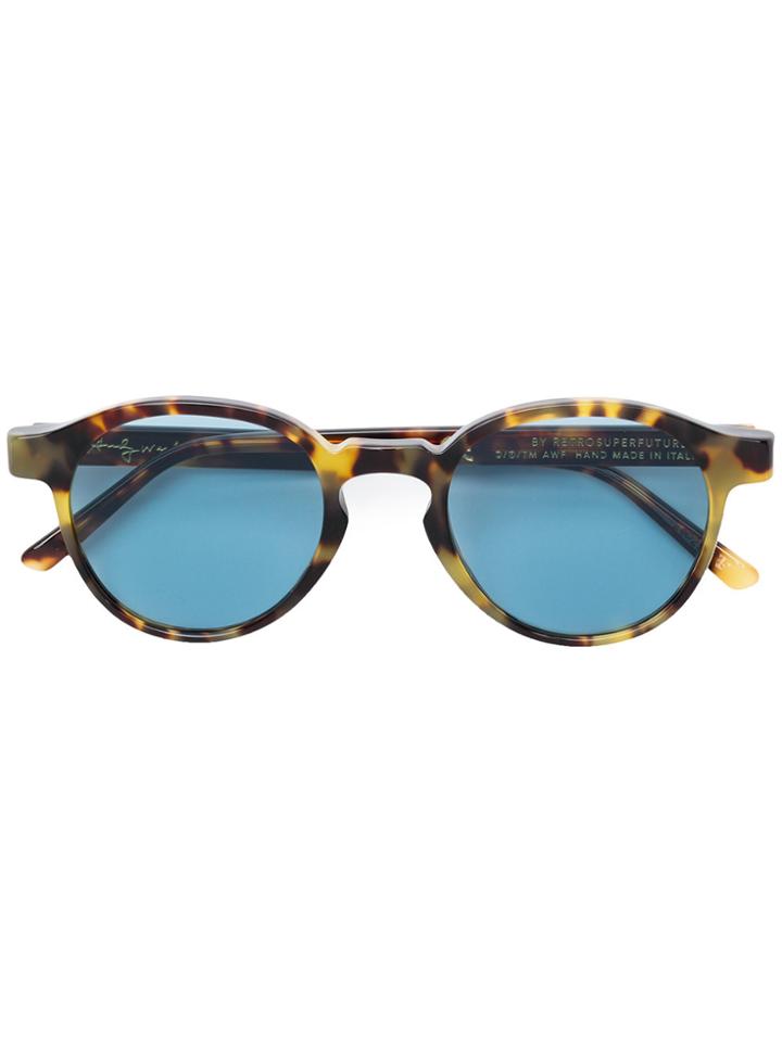 Retrosuperfuture The Iconic Round Sunglasses - Brown