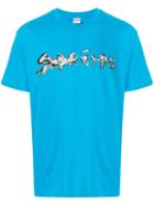 Supreme Liquid Logo T-shirt - Blue