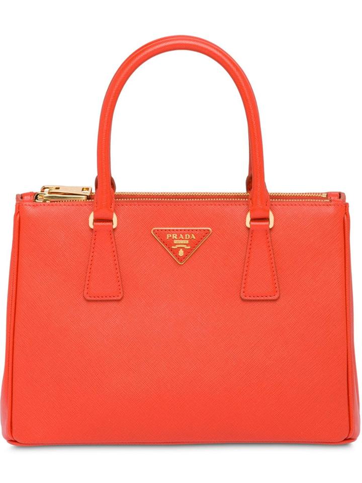 Prada Galleria Bag - Orange