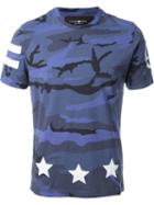 Hydrogen Hockey Camouflage T-shirt, Men's, Size: Xl, Blue, Cotton