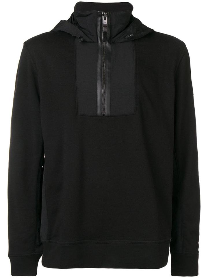 Boss Hugo Boss Zip Detail Hoodie - Black