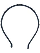 Salvatore Ferragamo - Embellished Hair Band - Women - Polyester/metal - One Size, Blue, Polyester/metal