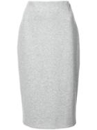 Sally Lapointe - Pencil Skirt - Women - Silk/polyester/spandex/elastane/polyimide - 6, Grey, Silk/polyester/spandex/elastane/polyimide