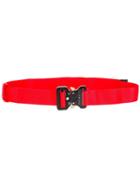 Alyx Logo Buckle Belt, Adult Unisex, Red, Cotton