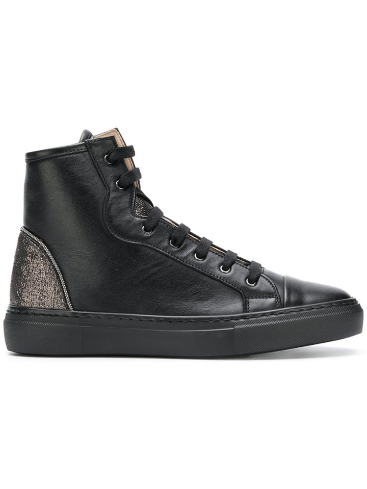 Fabiana Filippi Embellished Hi-top Sneakers - Black