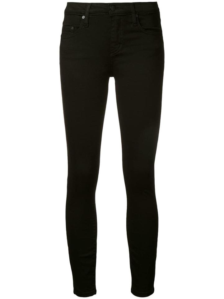 Nobody Denim Geo Skinny Ankle Luxe Jeans - Black