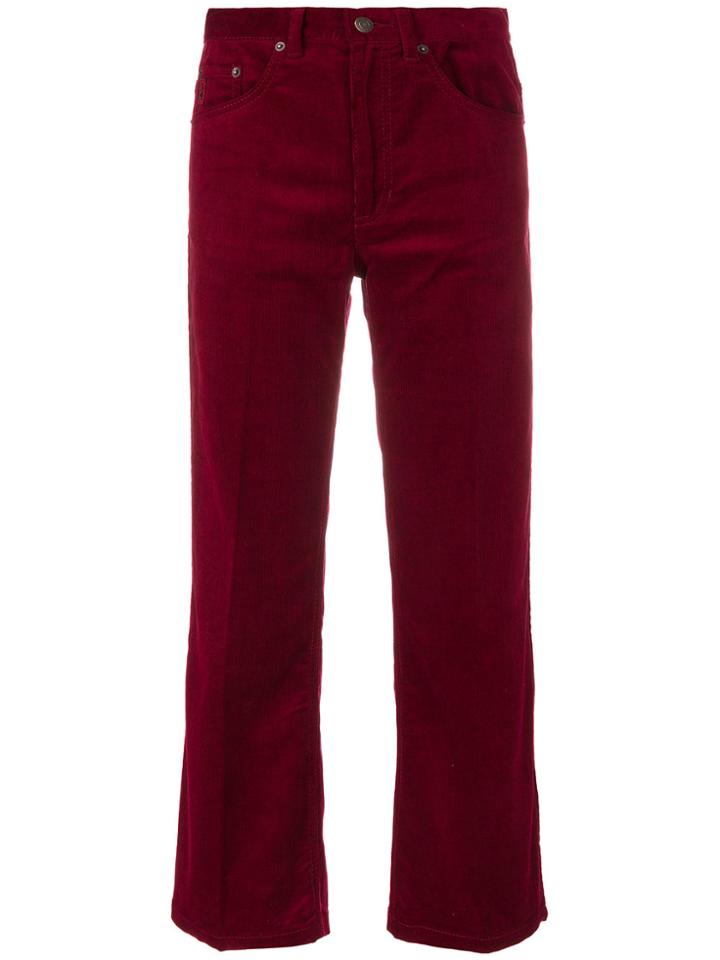 Marc Jacobs Corduroy Trousers - Red