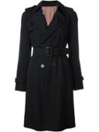 Jean Paul Gaultier Vintage Belted Trench Coat, Women's, Size: 38, Black