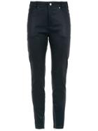 Tufi Duek Leather Skinny Trousers - Blue