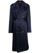 Sies Marjan Sigourney Double-breasted Trench Coat - Blue