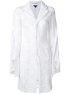 Comme Des Garçons Open Sleeve Coat - White