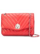 Chanel Vintage Jumbo 'leo The Lion' Flap Shoulder Bag, Women's, Red