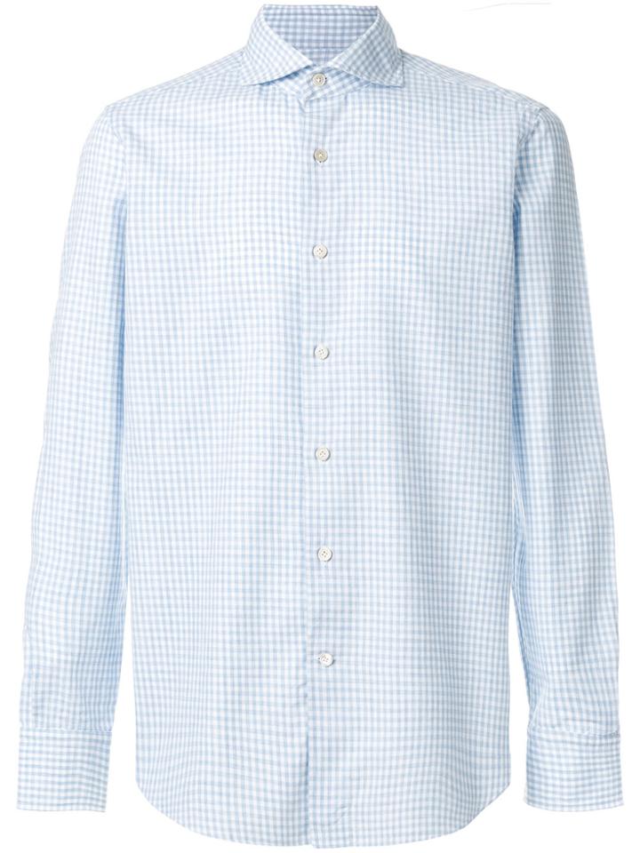 Alessandro Gherardi Checked Shirt - Blue