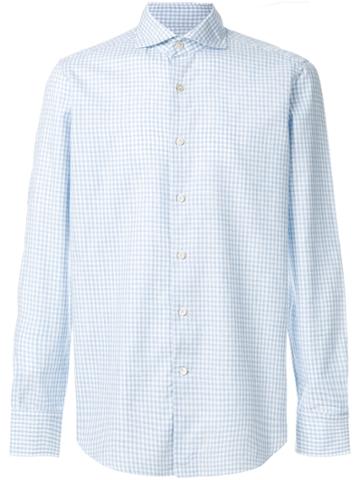Alessandro Gherardi Checked Shirt - Blue