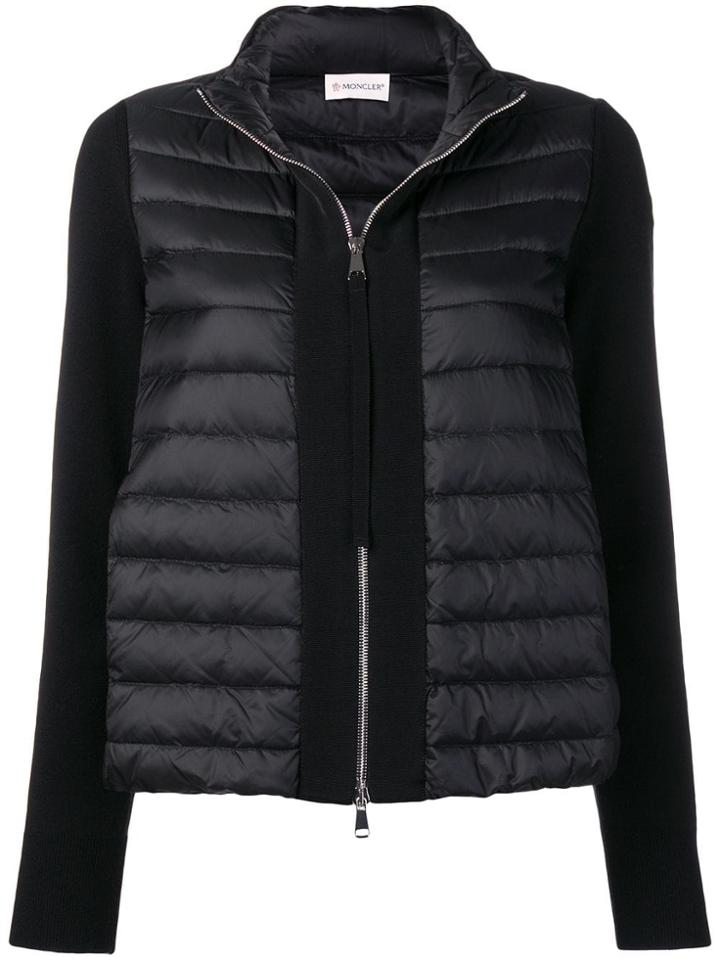 Moncler Full Zip Puffer Jacket - Black