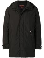 Woolrich Zipped Hooded Coat - Black