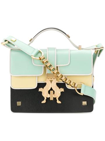 Giancarlo Petriglia Block Colour Shoulder Bag - Black