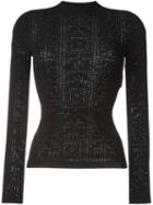 Versace Greco Perforated Sweater