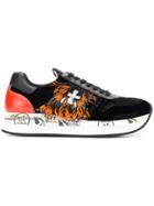 White Premiata Holly Sneakers - Black