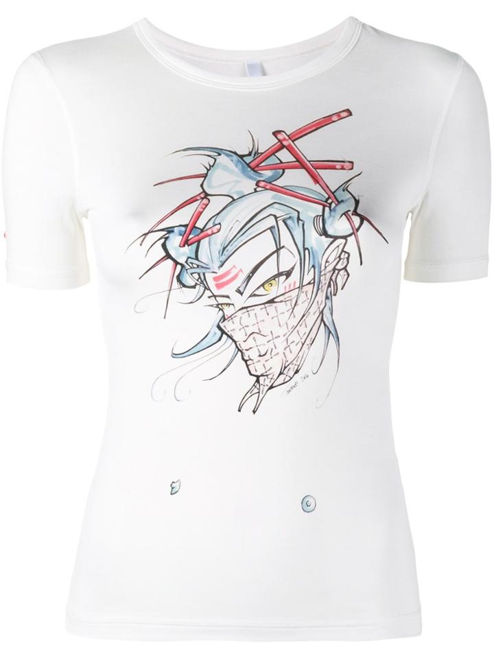 Adam Selman 'logo Baby' Print T-shirt - White