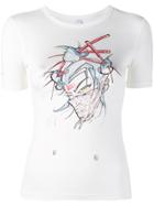 Adam Selman 'logo Baby' Print T-shirt - White