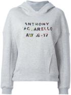 Anthony Vaccarello Logo Print Hoody