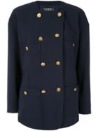 Chanel Vintage Double-breasted Jacket - Blue