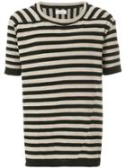 Laneus Striped T-shirt - Black