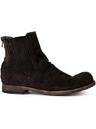 Officine Creative Back Zip-up Boots - Brown
