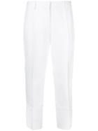 Emilio Pucci Tailored Check Trousers - White