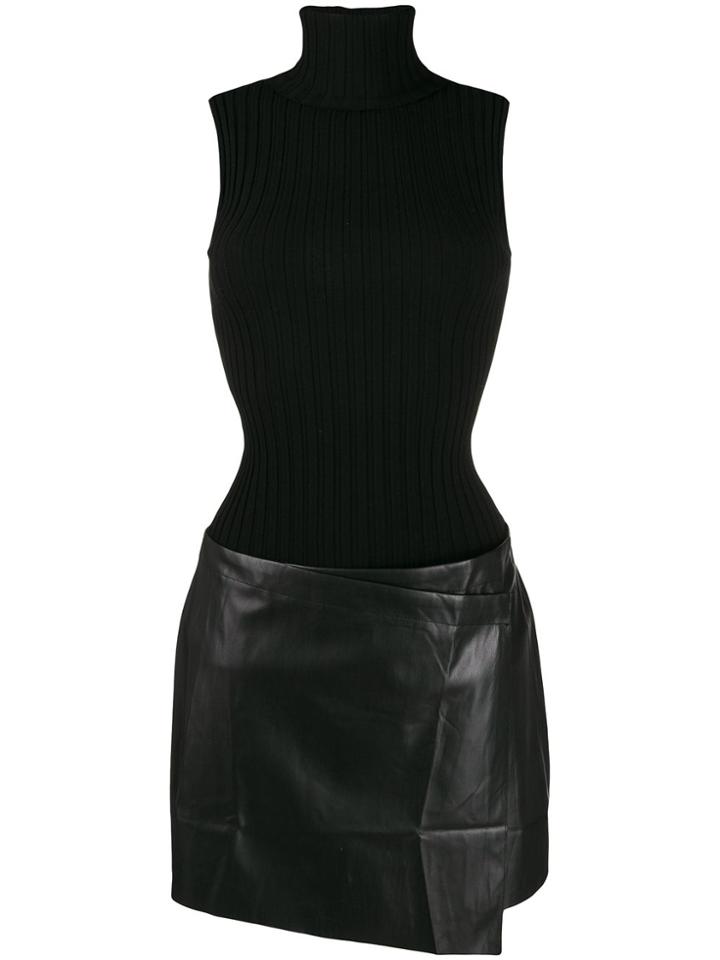 Liu Jo Turtleneck Mini Dress - Black