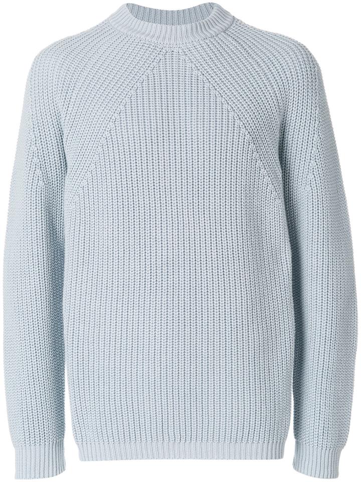 Batoner Chunky Knit Sweater - Blue